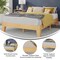 Flash Furniture Natural Pine Full Size Solid Wood Platform Bed YKC-1090-F-NAT-GG - alternate 7